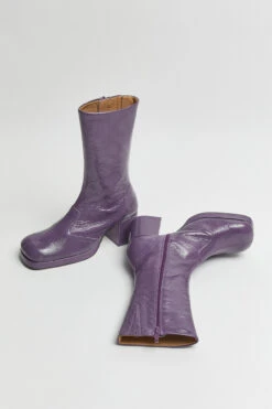 Miista Cass Purple Boots -Shoes Promotion Shop Miista cass purple boots 02