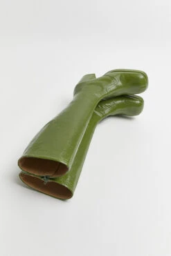 Miista Donna Green Tall Boots -Shoes Promotion Shop Miista donna green tall boots 03