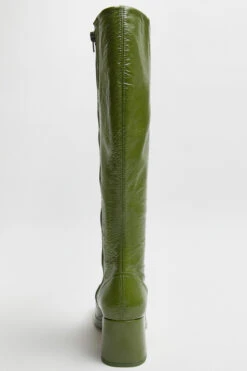 Miista Donna Green Tall Boots -Shoes Promotion Shop Miista donna green tall boots 05