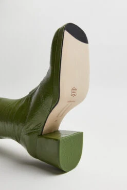 Miista Donna Green Tall Boots -Shoes Promotion Shop Miista donna green tall boots 06