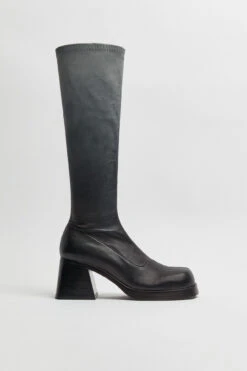 Miista Hedy Grey Degrade Tall Boots -Shoes Promotion Shop Miista hedy grey degrade tall boots 01
