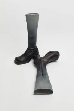 Miista Hedy Grey Degrade Tall Boots -Shoes Promotion Shop Miista hedy grey degrade tall boots 02