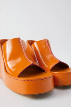 Miista Rhea Orange Mule Sandals -Shoes Promotion Shop Miista rhea orange 03