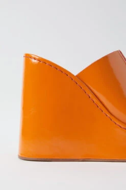 Miista Rhea Orange Mule Sandals -Shoes Promotion Shop Miista rhea orange 04