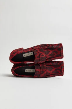 Miista Serena Red Loafers -Shoes Promotion Shop Miista serena red loafers 03