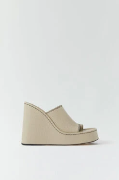 Miista Thais White Mule Sandals -Shoes Promotion Shop Miista thais white 01