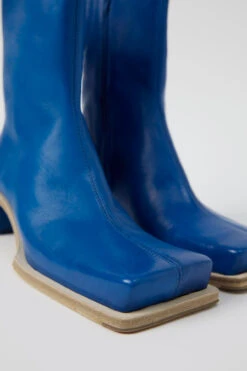 Miista Brenda Blue Ankle Boots -Shoes Promotion Shop Miista brenda blue ankle boots 02