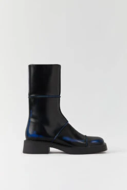 Miista Dahlia Blue Boots -Shoes Promotion Shop e8 dahlia black blue ankle boots 01