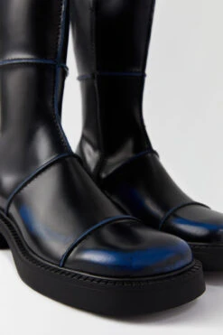 Miista Dahlia Blue Boots -Shoes Promotion Shop e8 dahlia black blue ankle boots 03