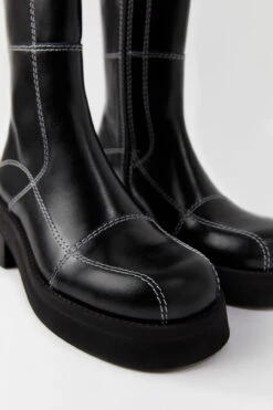 Miista Heya Black Boots -Shoes Promotion Shop e8 heya black boots 002