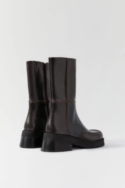 Miista Inne Brown Boots -Shoes Promotion Shop e8 inne brown boots 002