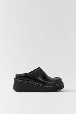 Miista Mego Black Mules -Shoes Promotion Shop e8 mego black mules 01