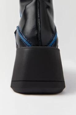 Miista Mieko Blue Boots -Shoes Promotion Shop e8 meiko black blue boots 05