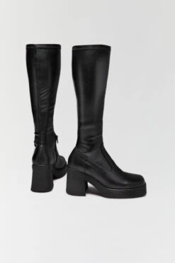 Miista Norma Black Boots -Shoes Promotion Shop e8 norma black stretch nappa tall boots 3