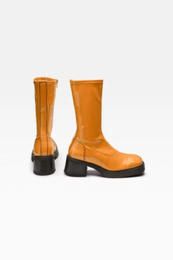 Miista Vero Orange Boots -Shoes Promotion Shop e8 vero orange boots 3