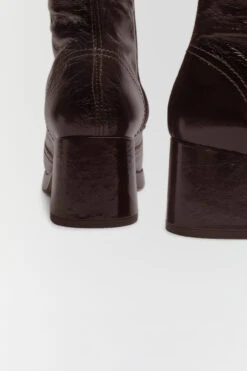 Miista Cass Brown Boots 16 Miista Cass Brown Boots -Shoes Promotion Shop miista cass french roast crack boots 4