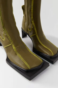 Miista Eimi Green Boots -Shoes Promotion Shop miista eimi green boots 04