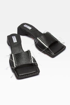 Miista FifiBlack Sandals 13 Miista FifiBlack Sandals -Shoes Promotion Shop miista fifi sharp tumbled black mule sandals 3