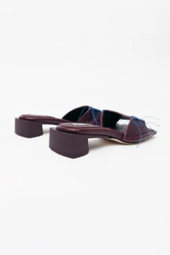 Miista Fifi Mauve Sandals -Shoes Promotion Shop miista fifi tumbled mauve mule sandals 3