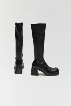 Miista Hedy Black Boots -Shoes Promotion Shop miista hedy black stretch nappa boots 3