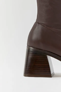 Miista Hedy Brown Boots -Shoes Promotion Shop miista hedy brown tall boots 5