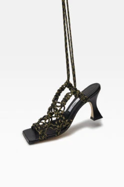 Miista Stephanie Black Sandals -Shoes Promotion Shop miista stephanie black multi heels 3