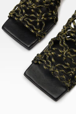 Miista Stephanie Black Sandals -Shoes Promotion Shop miista stephanie black multi heels 4