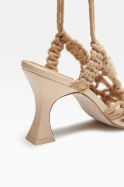 Miista Stephanie Beige Sandals -Shoes Promotion Shop miista stephanie coffee milk heels 4